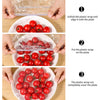 Vibrant Elastic Disposable Food Covers