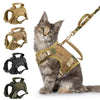 Tactical Cat Harness And Leash Set With Handle For Pets