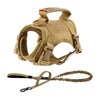 Tactical Cat Harness And Leash Set With Handle For Pets
